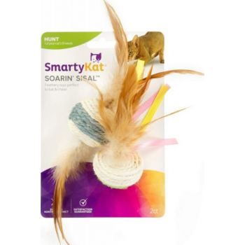  SmartyKat® Soarin' Sisal™ Sisal Ball & Sisal Dart 
