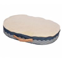 Seigaiha Cushion - Blue/Medium