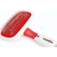 Slicker Brush With Stainless Steel Plastic Coated Pins And Rotating Head (104X62Mm)-Medium