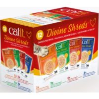 Catit Cat Wet Food Divine Shreds Chicken Multipack  12 x 75g