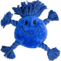 Freedog Happy Emoji Durable Plush Toy for Dogs - Blue