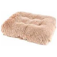 Petbroo Mat Beds-60x45x5 cm  Light Brown Color