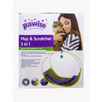  PAWISE PLAY&amp;SCRATCHER 3 IN 1(8886467585821) 