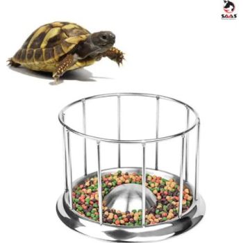  Saas Tortoise Stainless Steel Food Bowl (7.5 CM) 