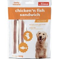 LES FILOUS CHICKEN'FISH SAND 100G