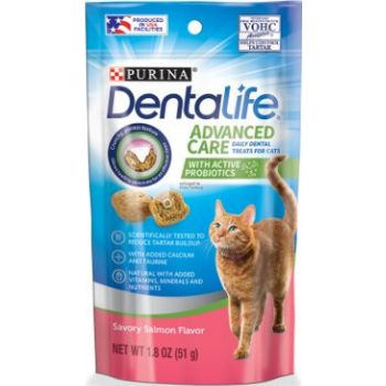  Purina DentaLife Salmon Flavor Dental Cat Treats 40g 