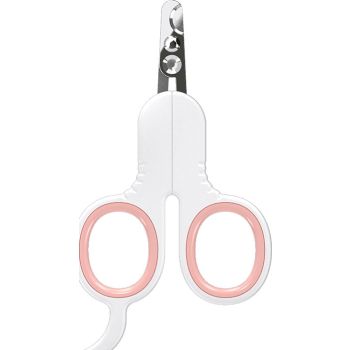  Pakeway Pet Nail Clipper-Q double edge style-L 12.7 x W7.3 x T 0.7 cm-Pink 
