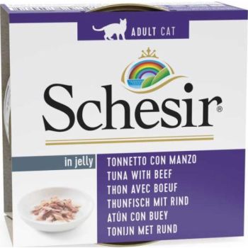  Schesir Cat Wet Food-Tuna With Beef Fillets (Min Order 85g 