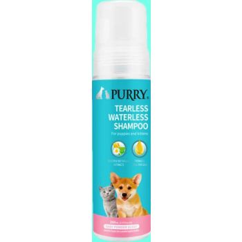  Purry Tearless waterless Shampoo for Puppies and Kitten Baby Powder Scent - 200 ml 