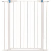 White Glow in the Dark Steel Pet Gate 39"