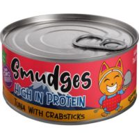 Smudges Adult Cat Wet Food Tuna with Crabsticks in Gravy 80g