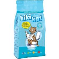 Kiki Kat White Bentonite Clumping Cat litter – Mountain Fresh – 5L (4.35 KG)