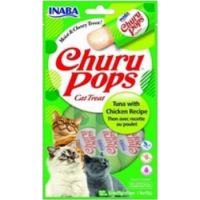 Inaba Churu Cat Pops Tuna with Chicken Recipe 15gX4