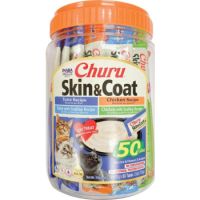 Inaba Churu Skin & Coat Tuna Recipe And Chicken Recipe 50tubes 25oz 700g