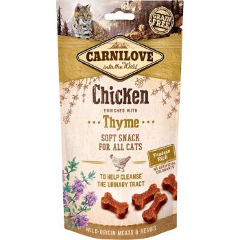  Carnilove Chicken Enriched With Thyme Soft Snack For Cats 50g 