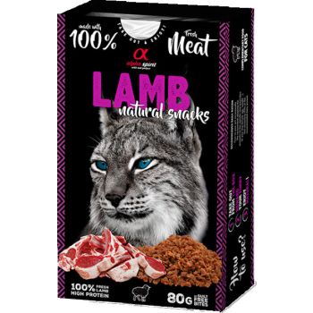 Alpha Spirit Natural Snacks for Cats - Lamb 80g 