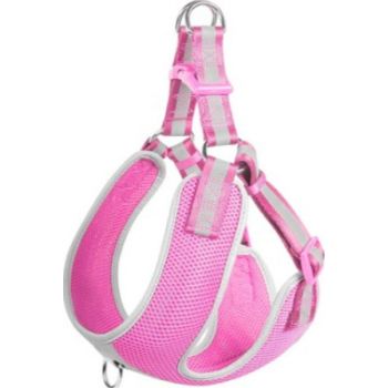  Fida Step-in Dog Harness – Reflective Xs Pink 
