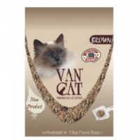 Van Cat White Clumping Bentonite Cat Litter Brown 10Kg