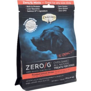  Darford Zero G Dog Treats MINI Roasted SALMON 170g / 6oz 