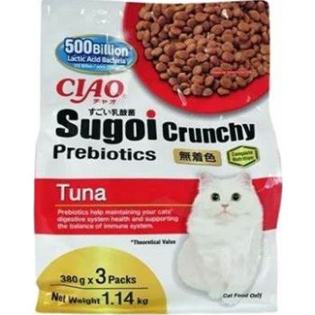  Inaba Ciao Sugoi Crunchy Tuna Flavor Plus Prebiotics 1.1 