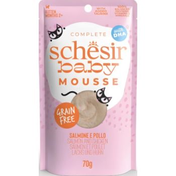  Schesir Baby Mousse Kitten - Salmon And Chicken 70g 