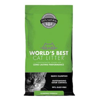  World's Best  Cat Litter Clumping, ORIGINAL 28 lbs 