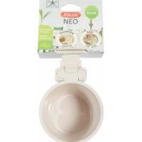 NEO RODENT CAGE PLASTIC FEEDER - BEIGE 300ML