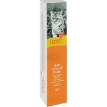  US Pet Anti-Hairball Supplement Paste for Cats 125 gr 