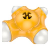 Dog Treats Dispenser NYLO-CHOO Nylon+TPR Bone – Orange