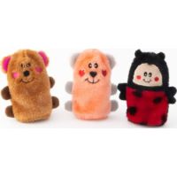 Valentine's Squeakie Buddies - Pack of 3 5.5 x 3 x 2 in each