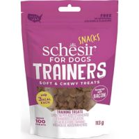 Schesir Dog Snacks Trainers Soft & Chewy 113g - Bacon