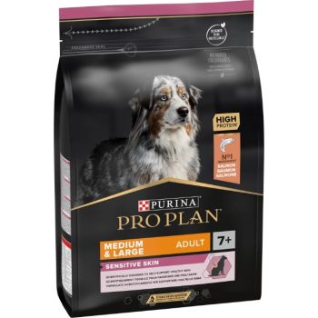  PRO PLAN Medium & Large Adult 7+ Sensitive Skin Dog Salmon With Optiderma 3KG 